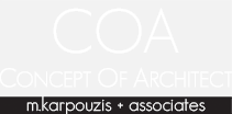 CONCEPT OF ARCHITECT M.KARPOUZIS & ASSOCIATES