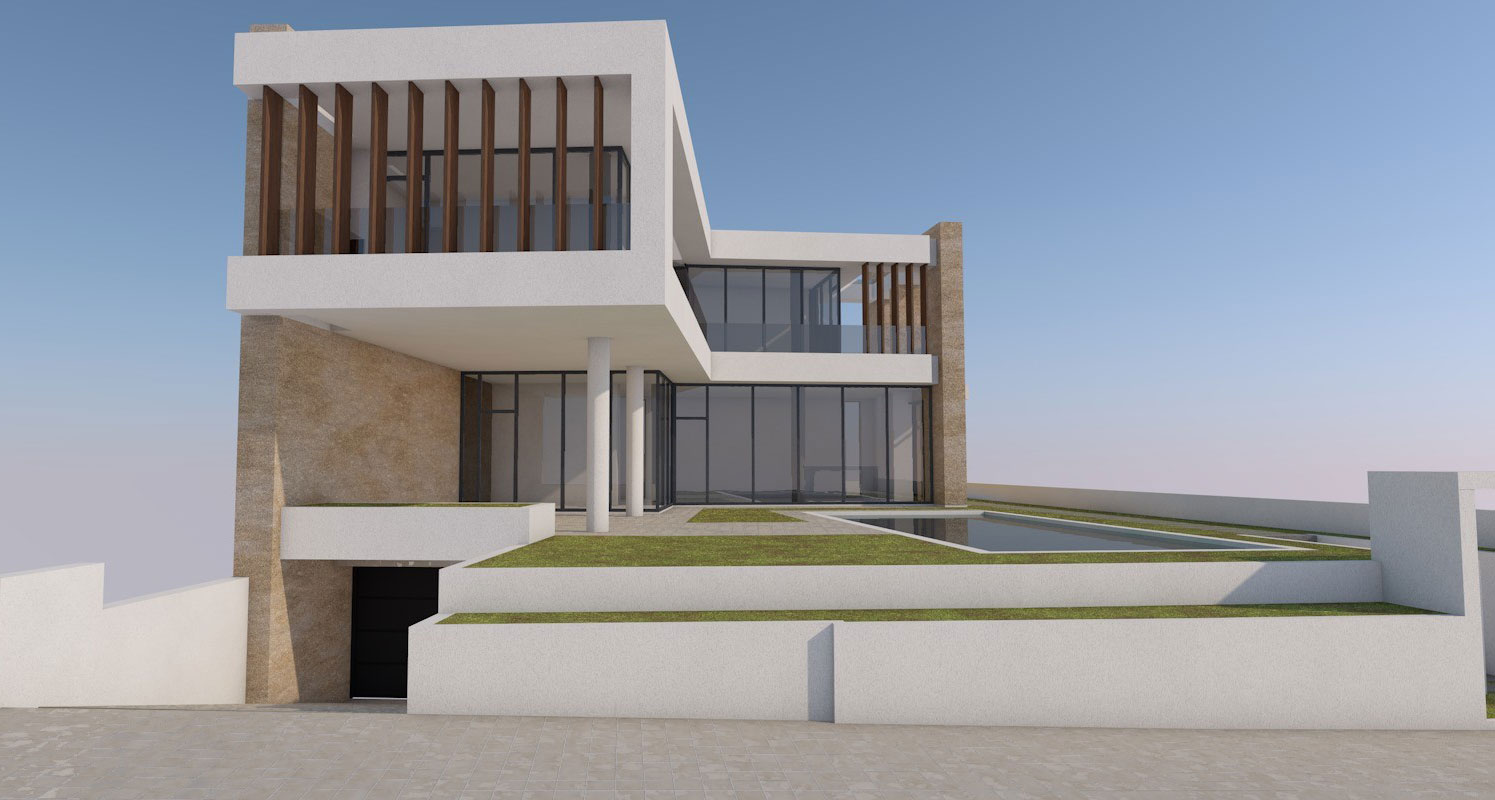 Architectural study of residence, Nea Kifisia Athens