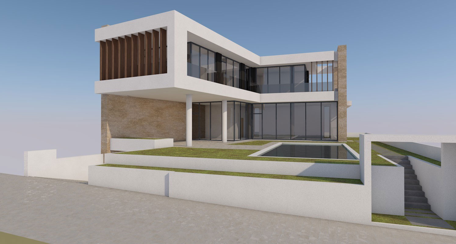 Architectural study of residence, Nea Kifisia Athens